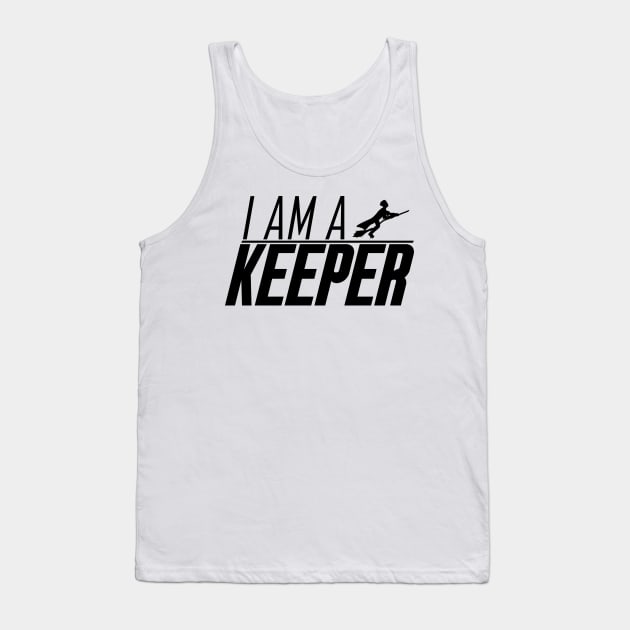 Keeper Black White Tank Top by tysonstreet